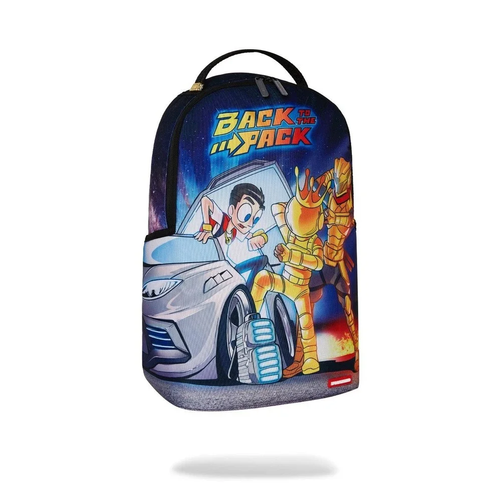 Sprayground Bag To The Future Anime DLXR Backpack Multicolor Laptop Sleeve GBS8